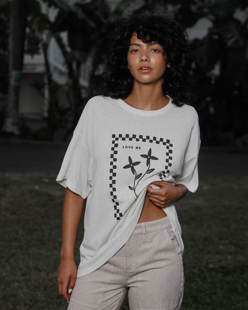 RVCA Love Me Boyfriend Tee