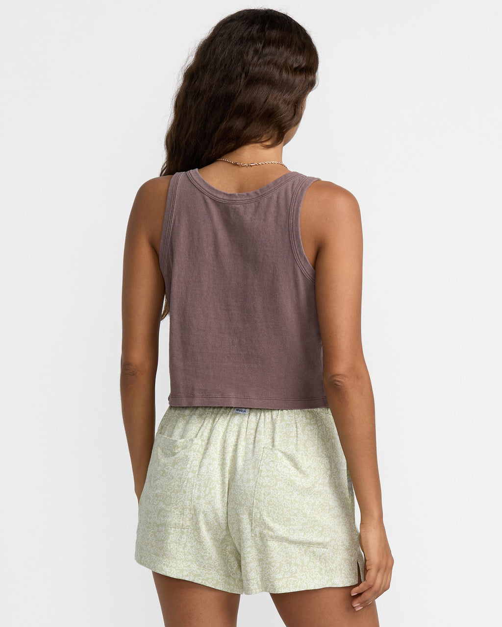 RVCA Flow Tank - Coffee Bean - Back
