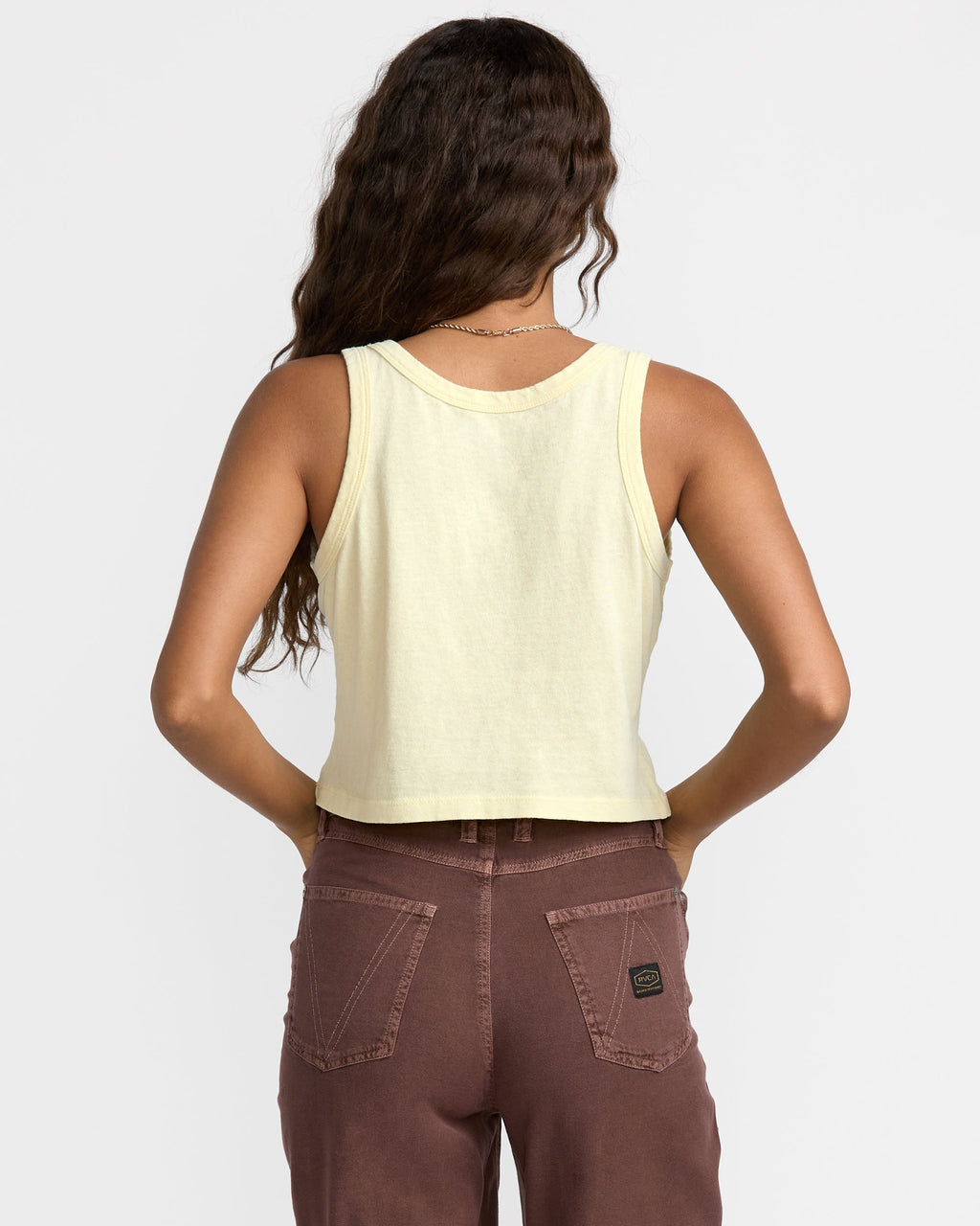 RVCA Flow Tank - Sunrise - Back