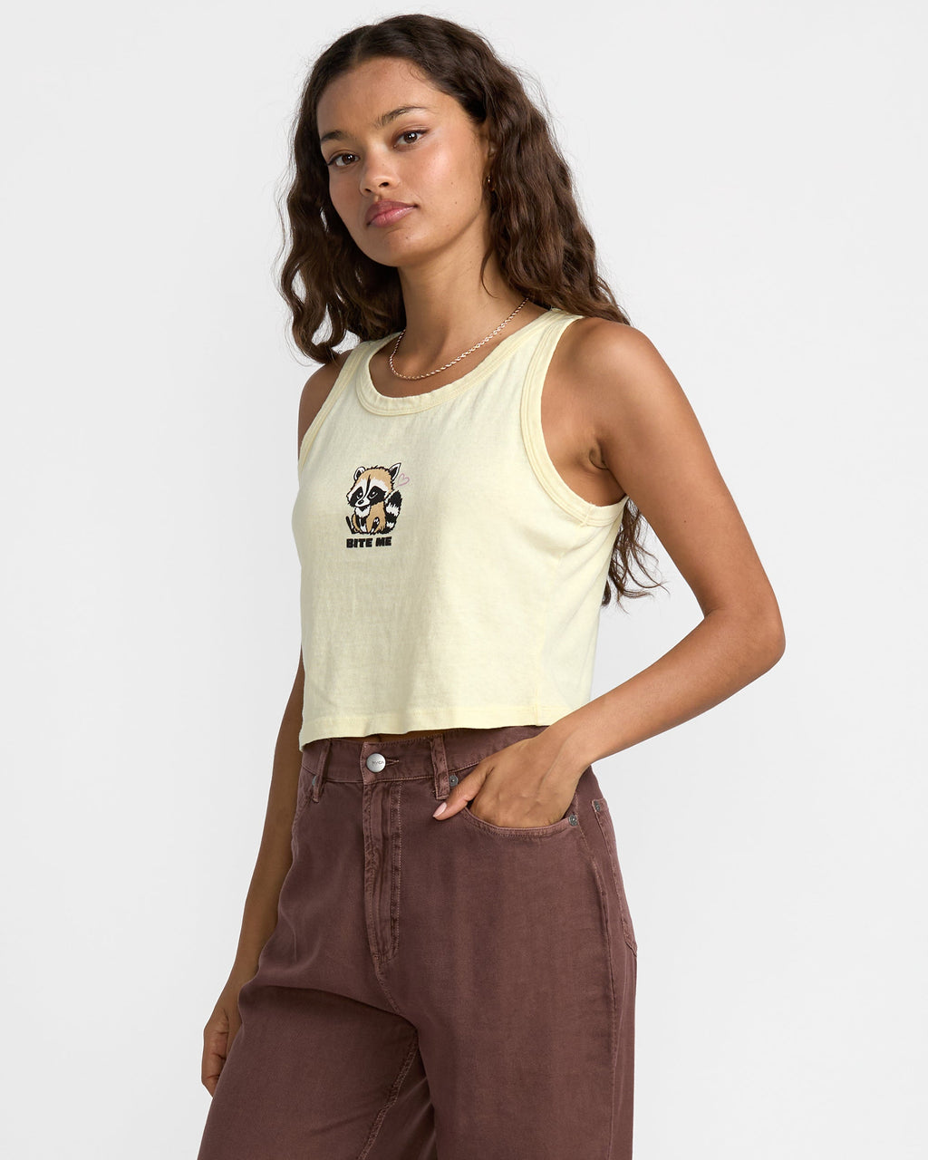 RVCA Flow Tank - Sunrise - Side