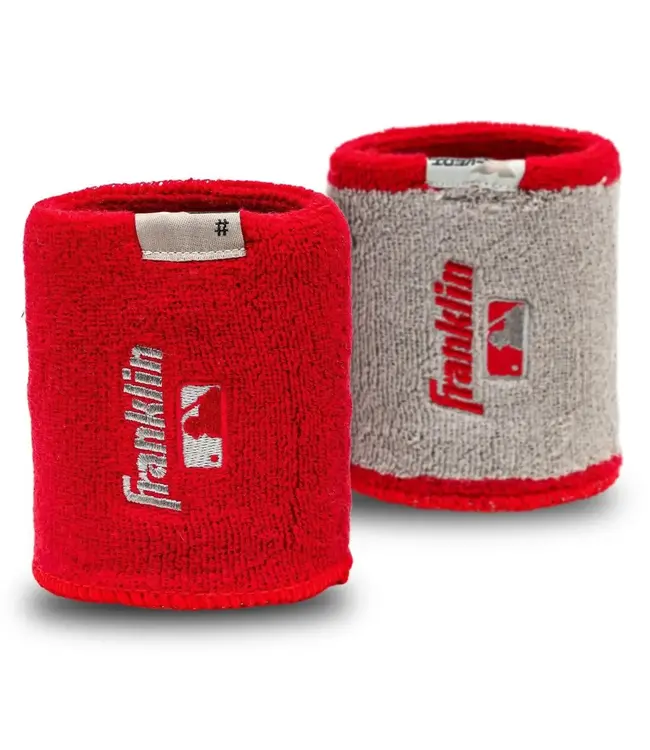 Franklin MLB X-VENT Reversible Wristbands - Pair