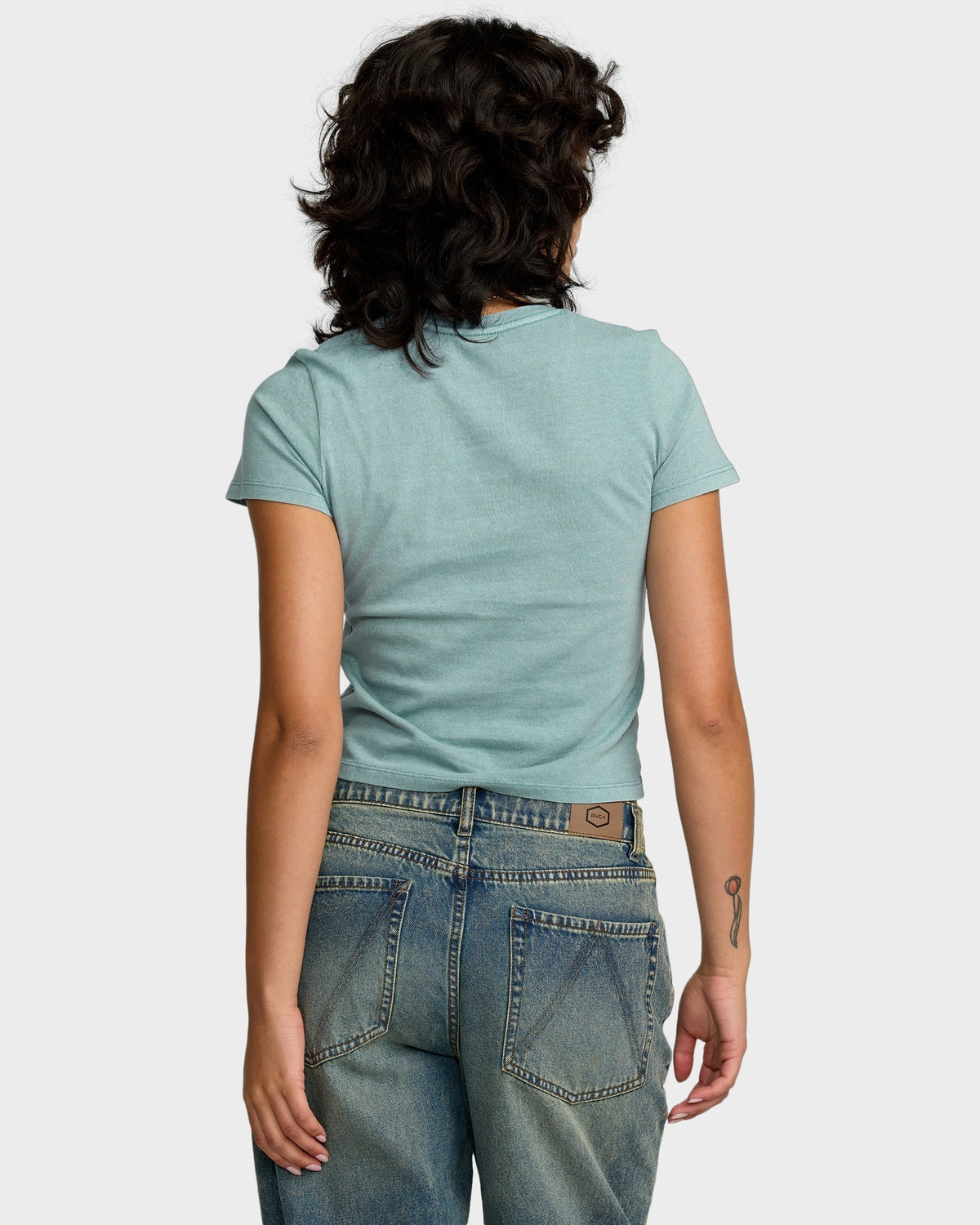 RVCA Women's Forever Tee - Blue Haze - back