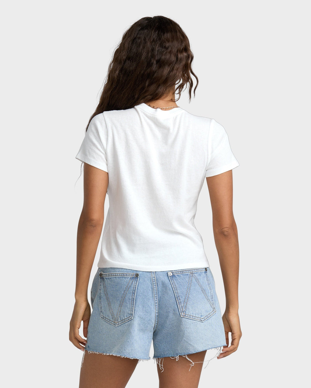 RVCA Women's Forever Tee - Vintage White - back