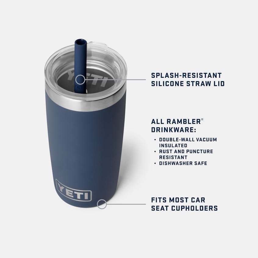 Yeti Rambler Jr. 10oz Tumbler With Silicone Straw Lid
