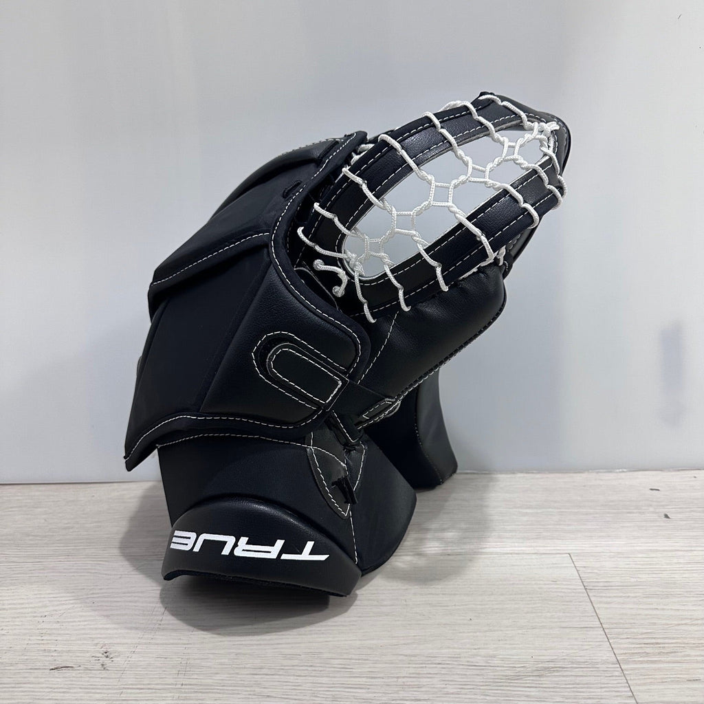 True Catalyst PX3 L87 Custom Pro Goalie Catcher - Black, back view