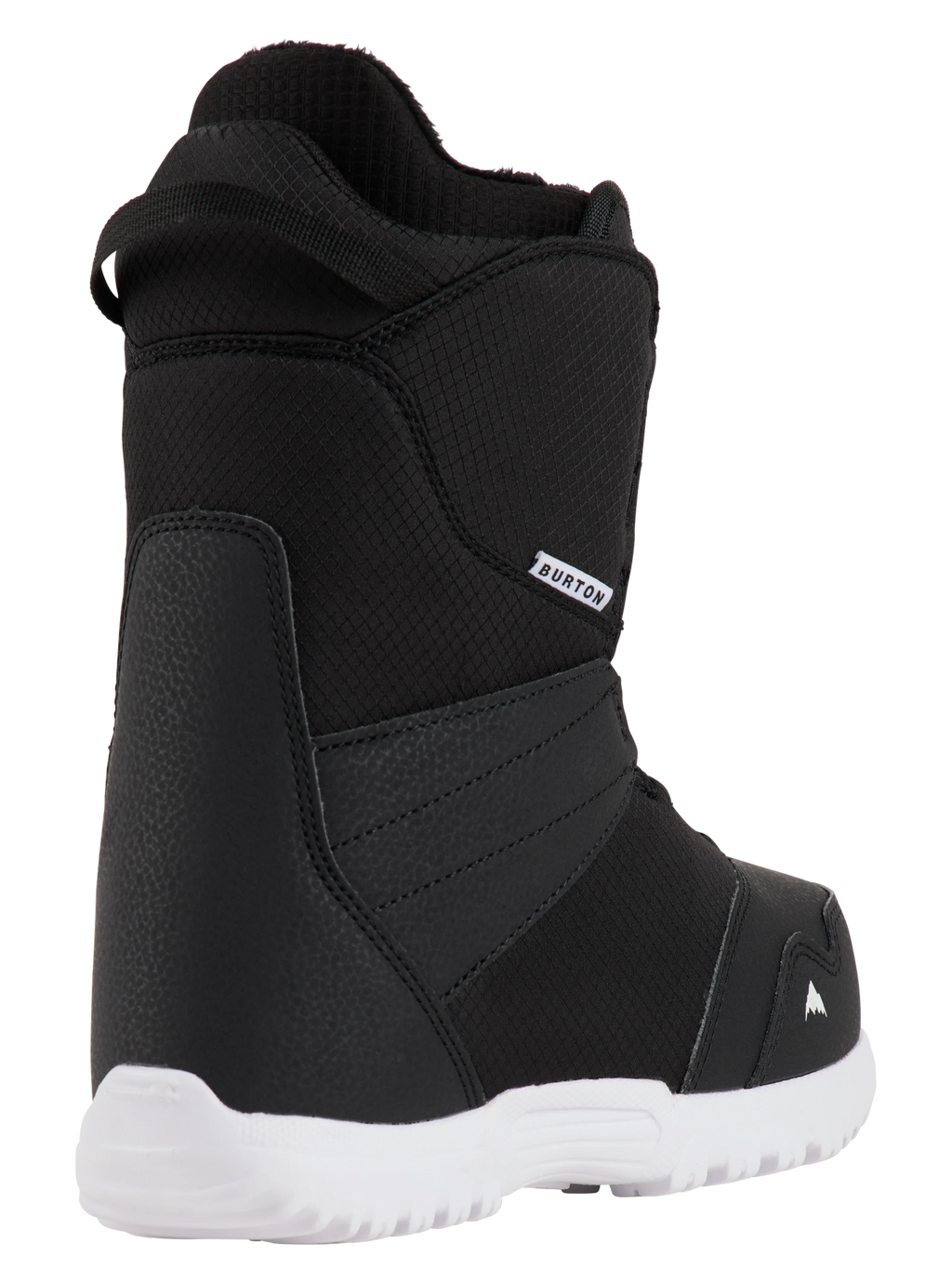 Burton Kids' Smalls BOA Snowboard Boots in Black - rear three-quarter