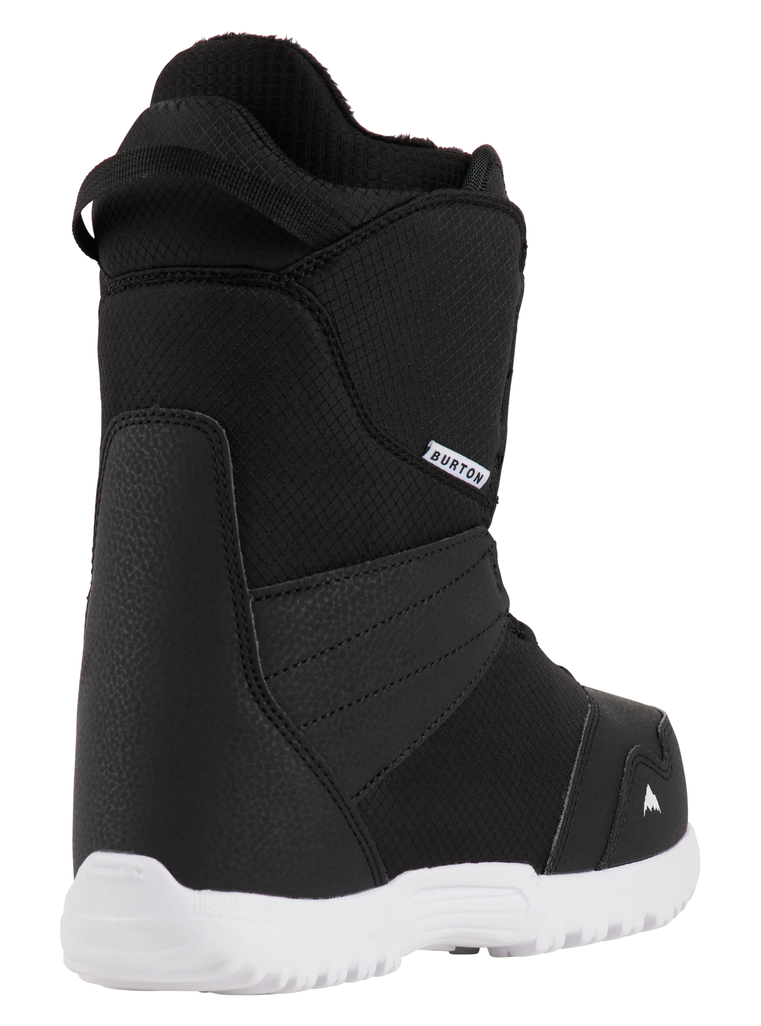 Burton Kids' Smalls BOA Snowboard Boots in Black - rear three-quarter