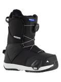 Burton Kids' Smalls Step On Snowboard Boots in Black - outside profile