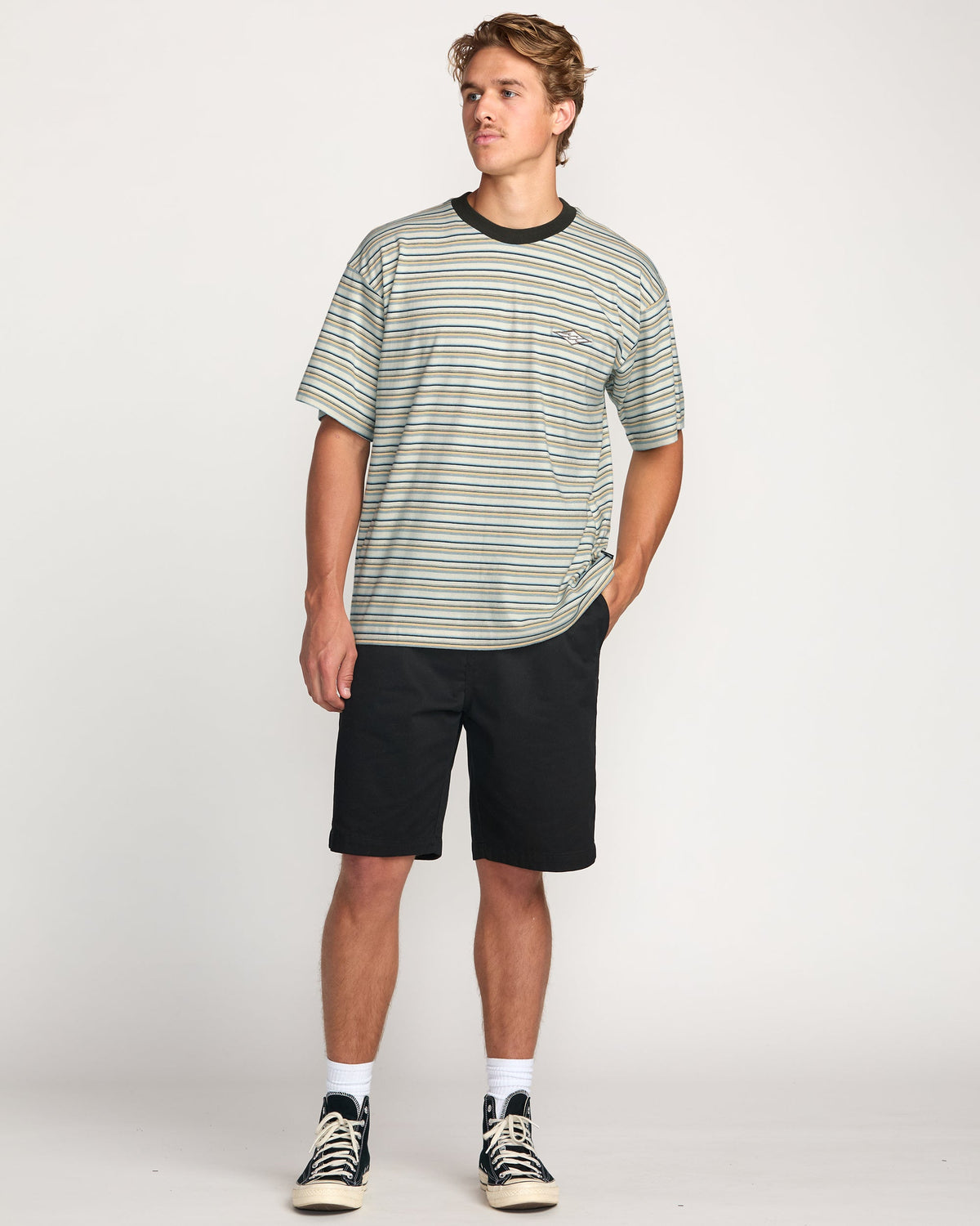 Billabong Baxter Short Sleeve T-Shirt Chino detail