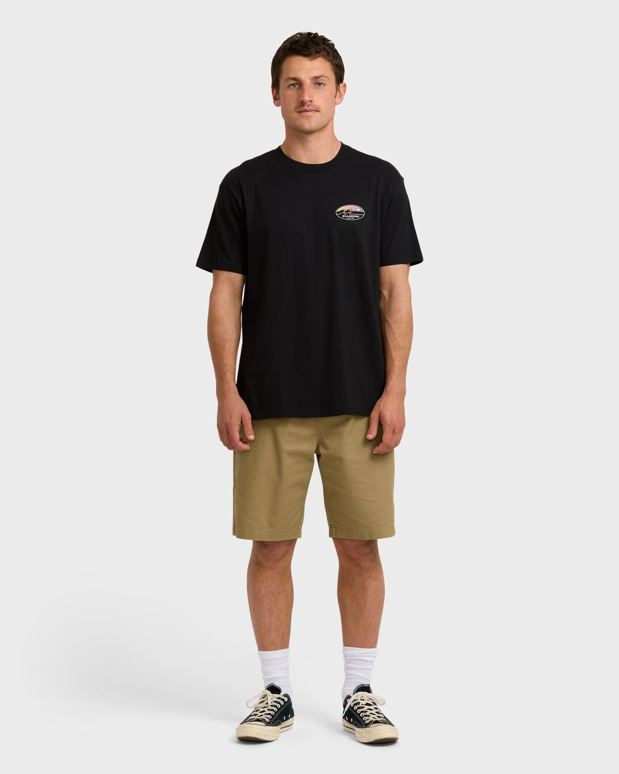 Billabong Runner Premium Short Sleeve T-Shirt in Black