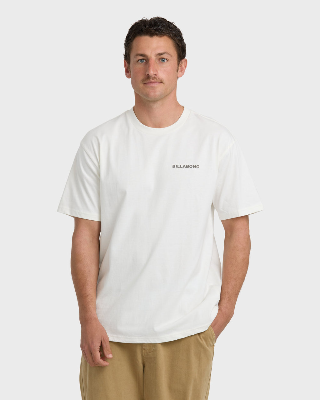Billabong Surf Dreams Regular Short Sleeve T-Shirt - Off White - Front