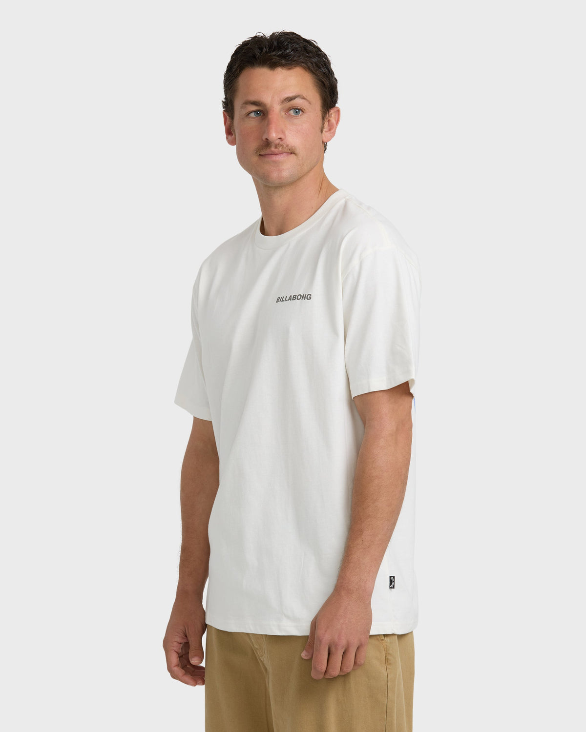 Billabong Surf Dreams Regular Short Sleeve T-Shirt - Off White - Detail