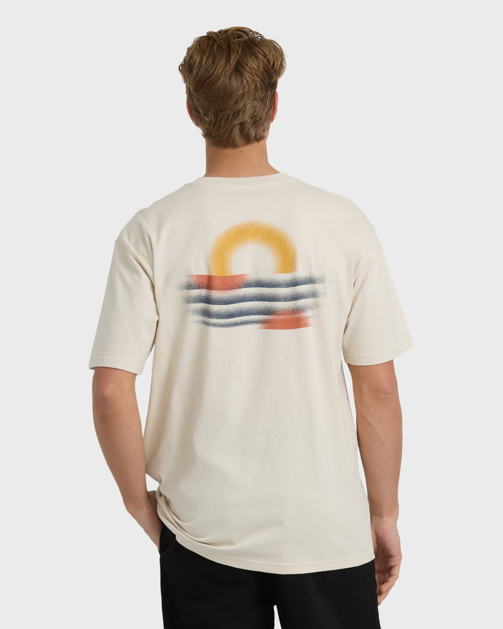 Billabong Eclipse Short Sleeve T-Shirt - Chino - Back