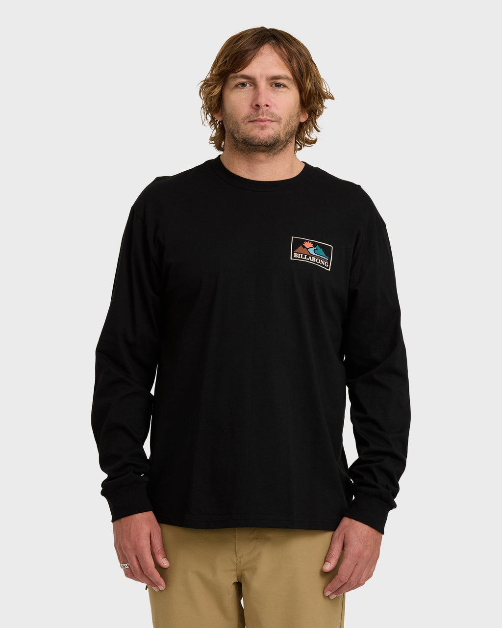 Billabong A/Div Range Long Sleeve T-Shirt - Black - Front