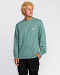 Billabong All Day Crewneck Sweatshirt Sage Green front