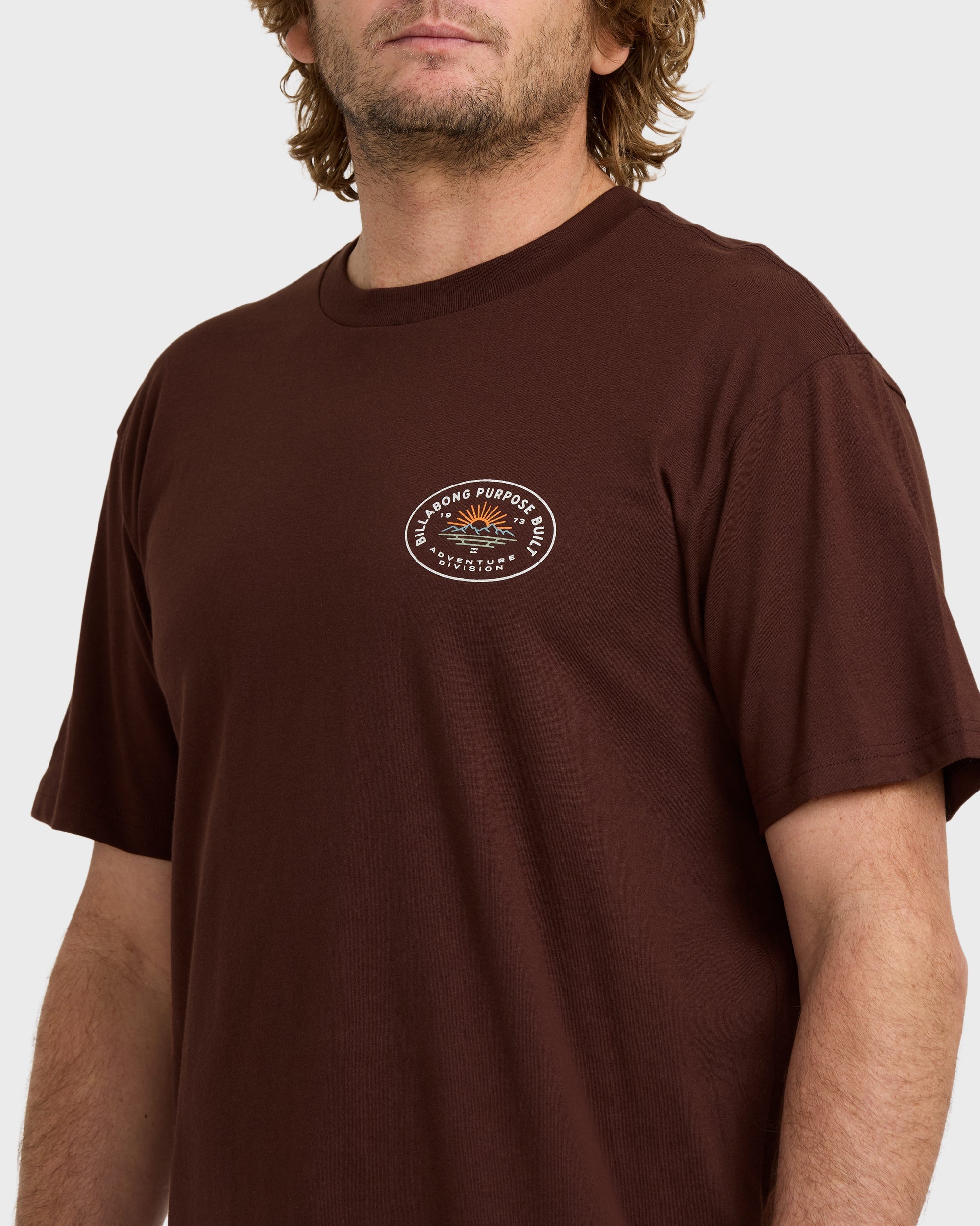 Billabong A/Div Sierras Short Sleeve T-Shirt in Wine