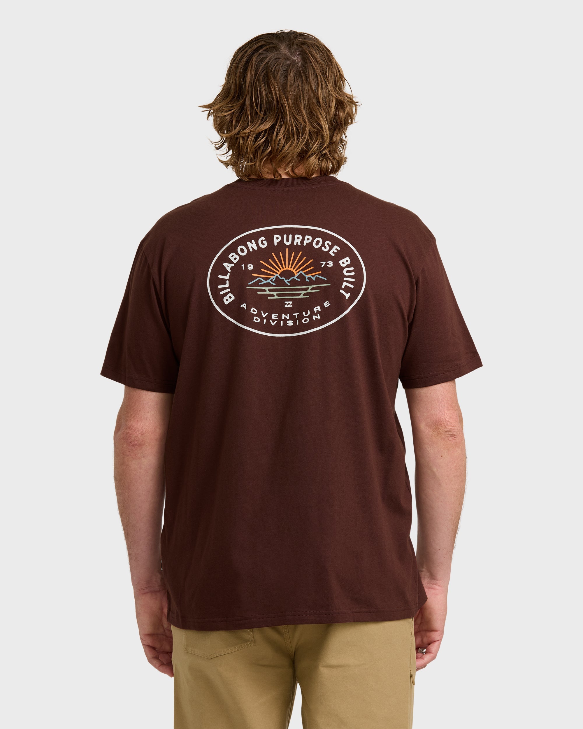 Billabong A/Div Sierras Short Sleeve T-Shirt in Wine