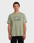 Billabong A/Div Scenic Route Short Sleeve T-Shirt - Seagrass - Front