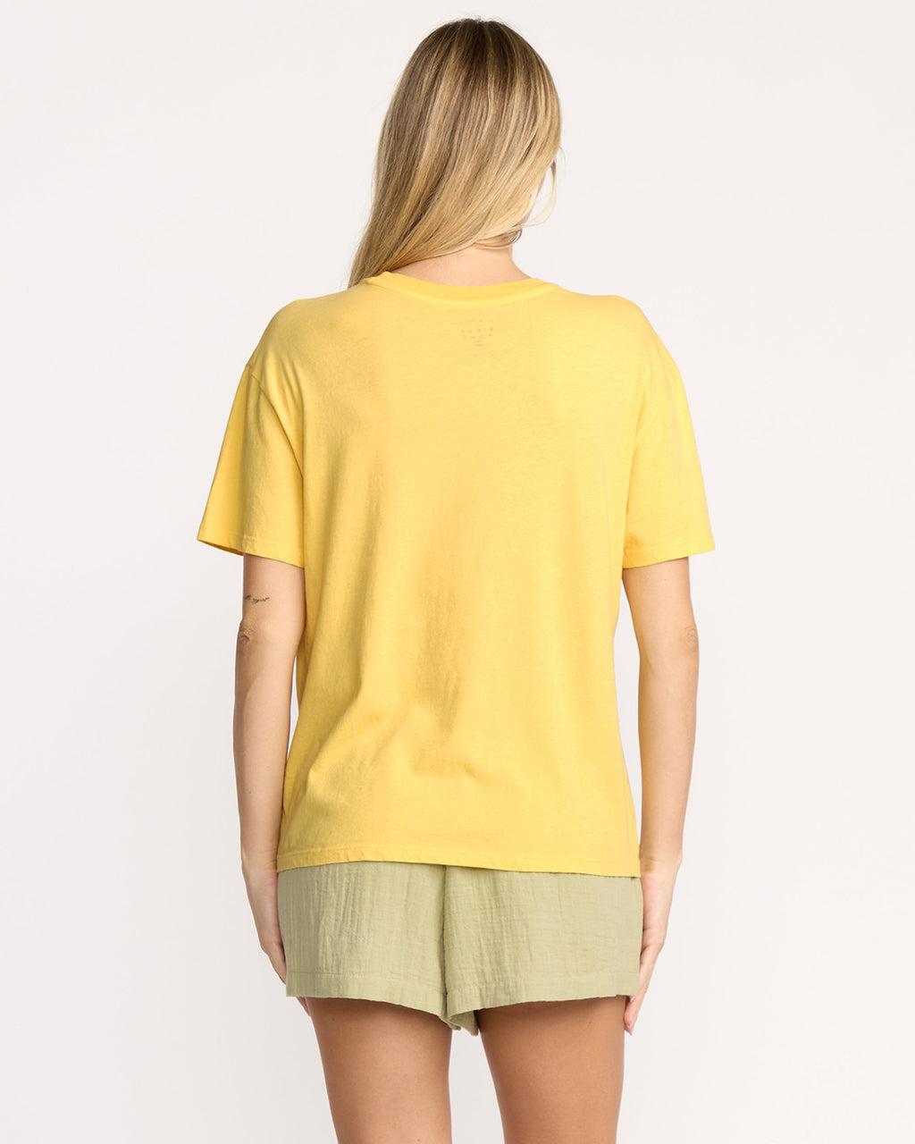 Billabong Women's Trouble In Paradise Tee - Fresh Squeezed - back