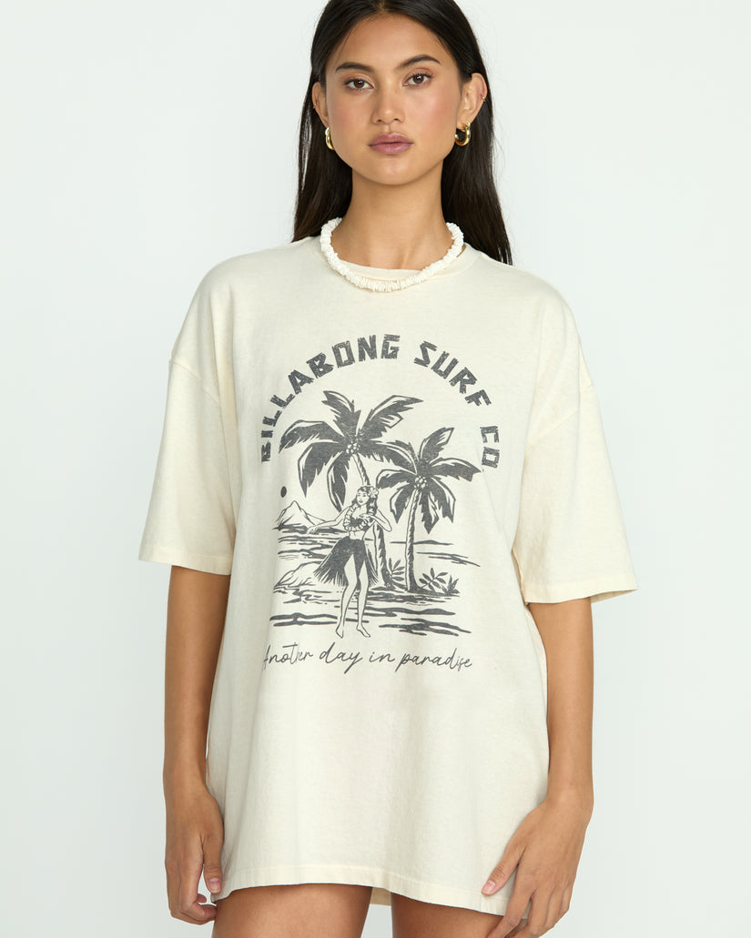 Billabong Women's This Is Tropical Tee - Whitecap