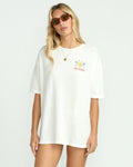 Billabong Women's Hot Haze Tee - Salt Crystal - front