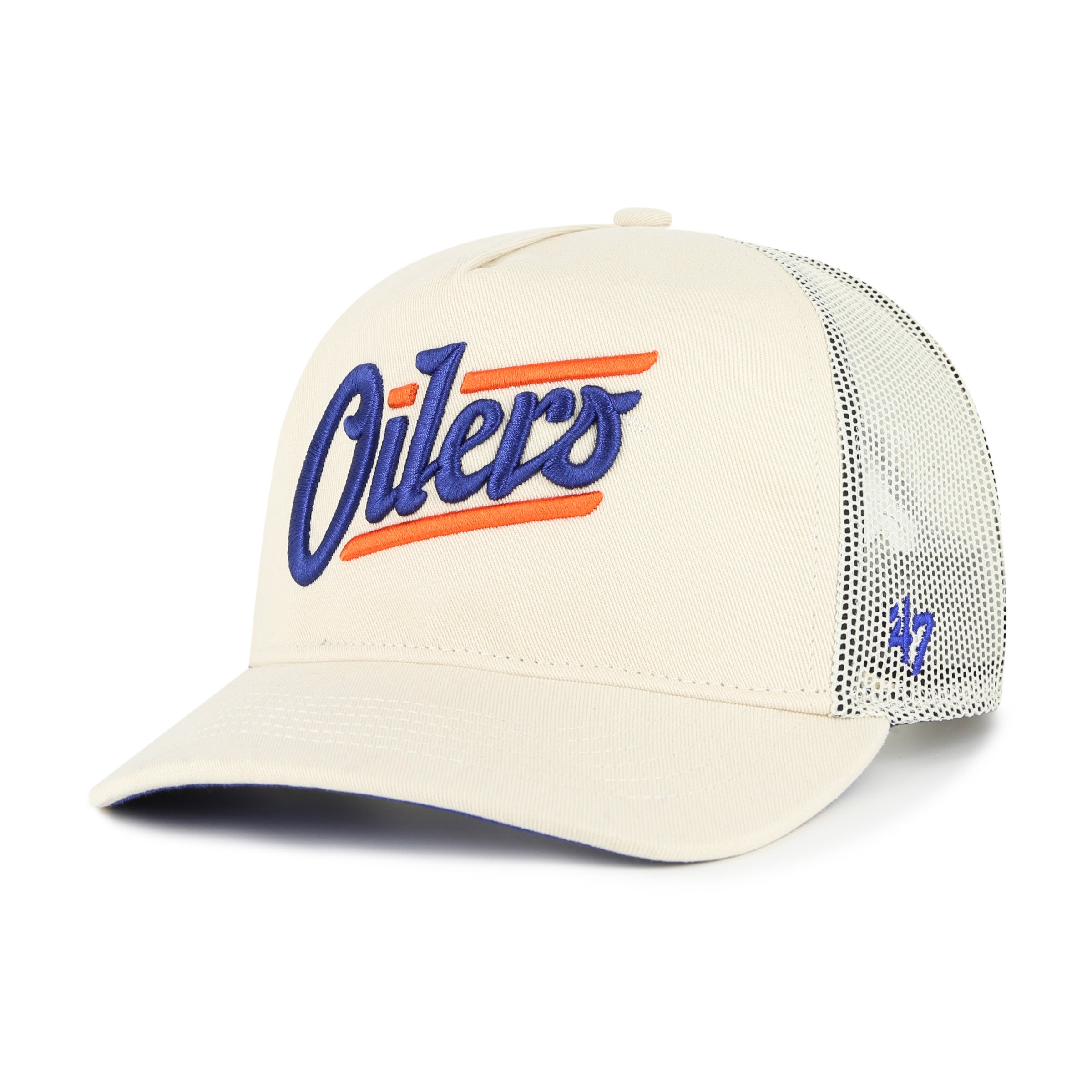 '47 Brand Edmonton Oilers Alternate Logo Mesh Hitch Adjustable Hat