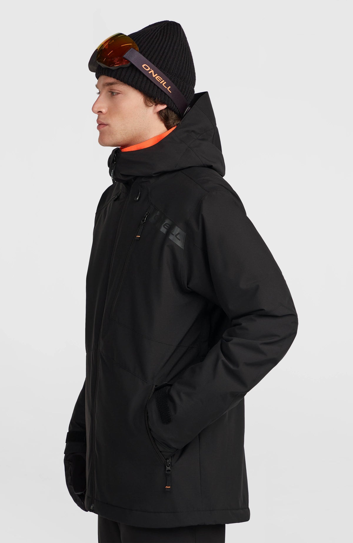 O'Neill Men's FWC'Cruz Snow Jacket - Black Out, side view