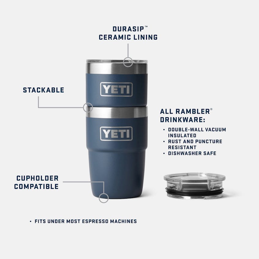 Yeti Rambler 8oz Stackable Cup with Durasip Ceramic Lining