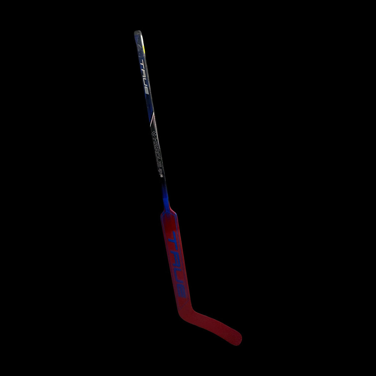 True HZRDUS 9X4 Prostock Goalie Stick - Dobes, front view