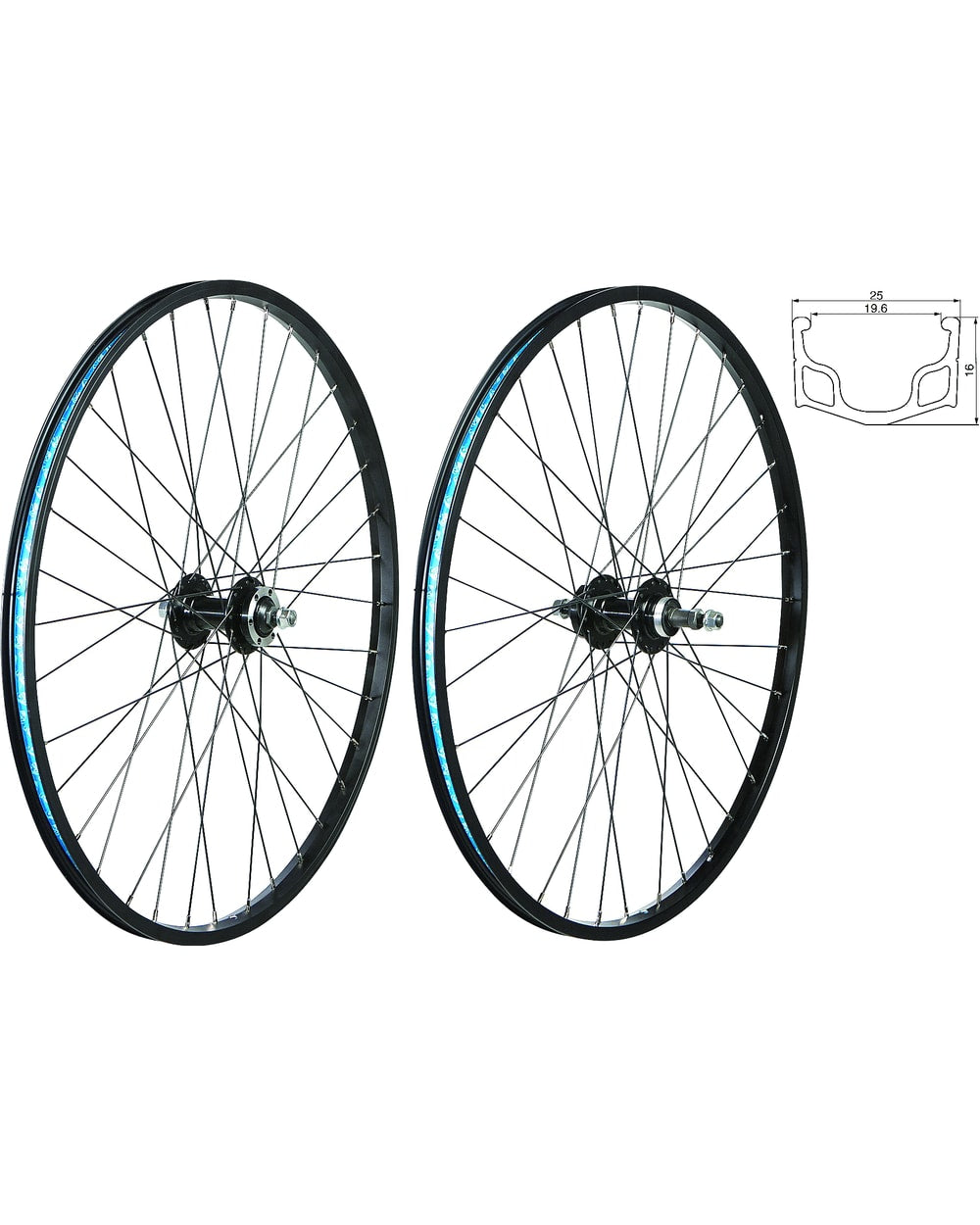 49North 26” Rear Wheel (Freewheel/Nutted)