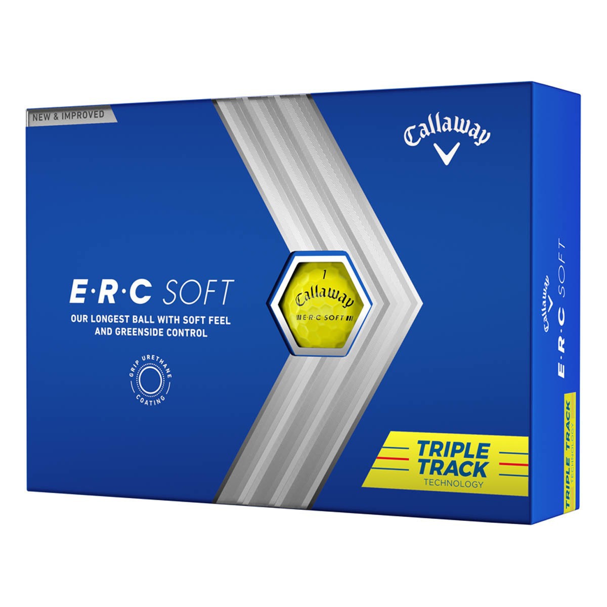 2023 ERC Soft Triple Track Golf Balls - 1 Dozen