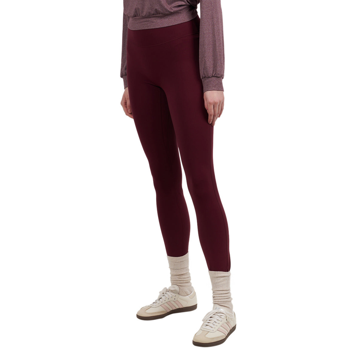 FWD Women's Studiofit Legging, Maroon, side