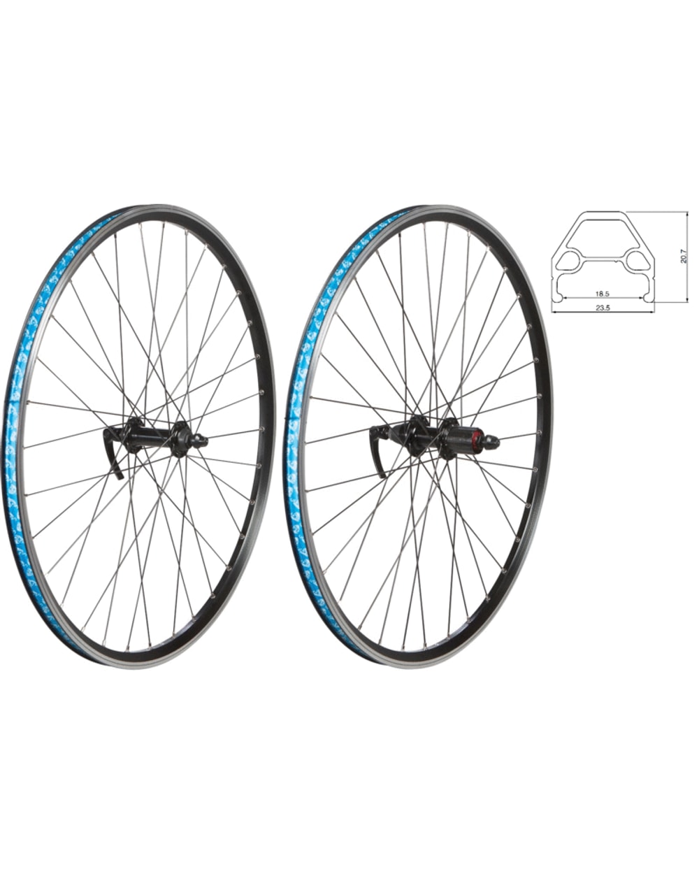 49North 27.5” Disc Front Wheel (6-Bolt/TA)