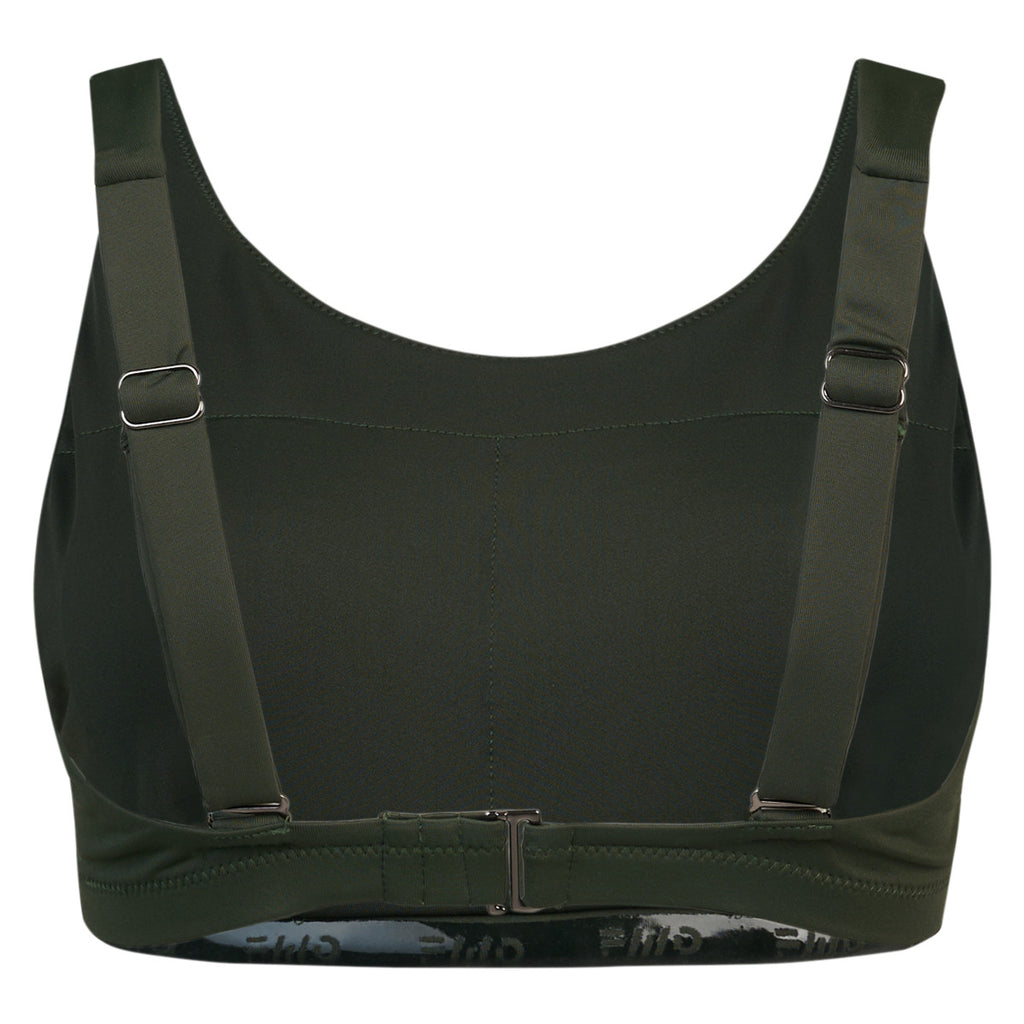 FWD Women's High Neck Swim Top, Duffle Bag, back
