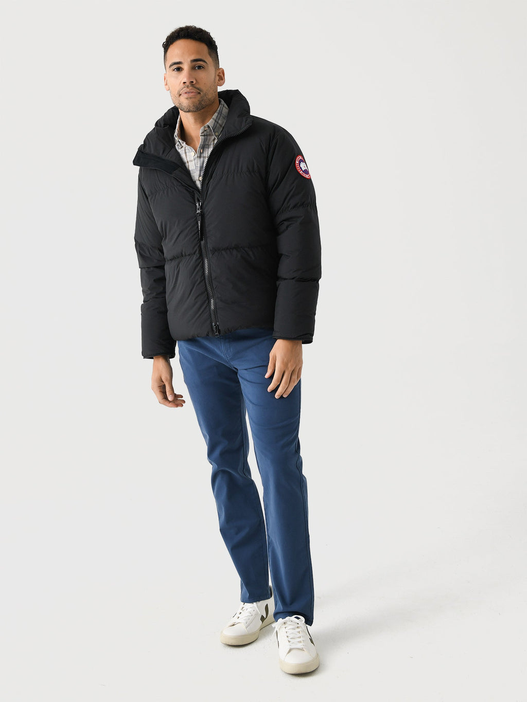 Canada Goose Lawrence Puffer Jacket in Black, full length