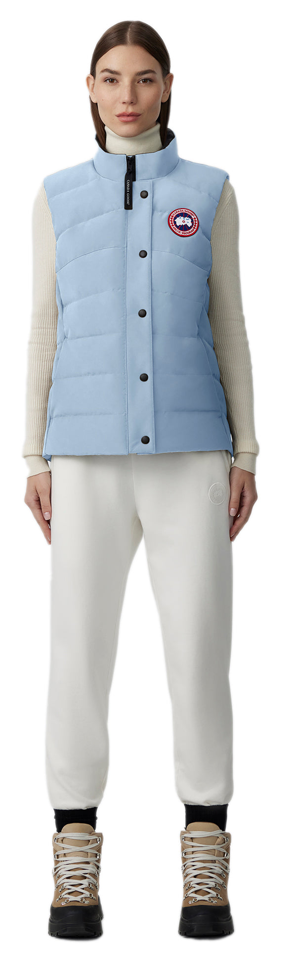 Canada Goose Women's Freestyle Vest - Dawn Blue - front on model