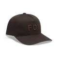 Fox Wordmark Subframe Hat - Cocoa - front
