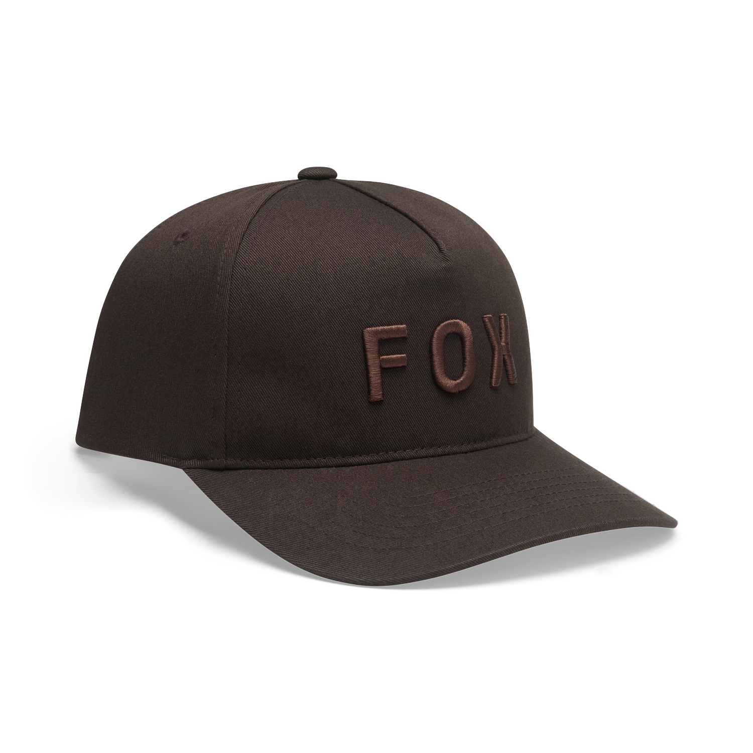 Fox Wordmark Subframe Hat - Cocoa - front