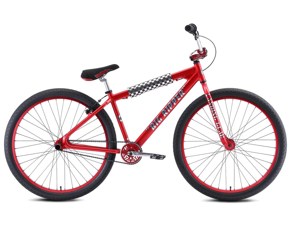 SE Big Ripper 29" BMX bike in Red Ano, side profile