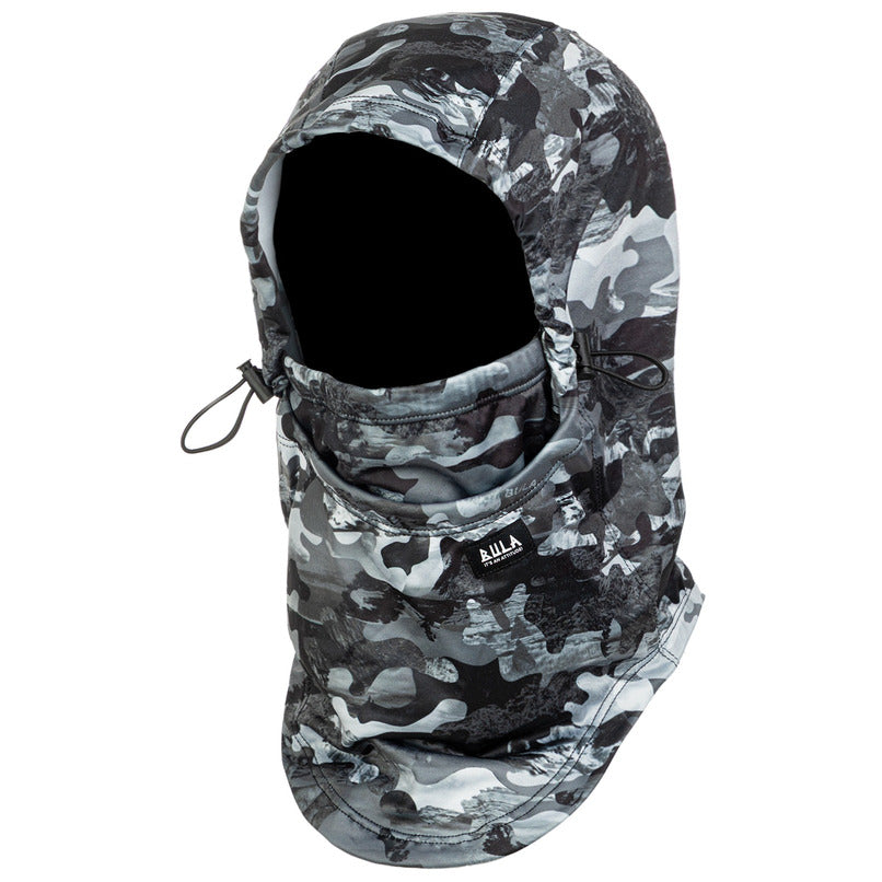 Bula Kid's Therma-Comfort Hood - Black Camo, front