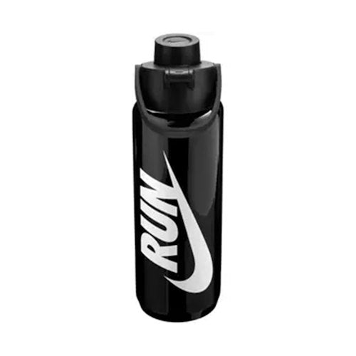 Nike Recharge Stainless Steel Chug Bottle 24oz Graphic - Black/White, front