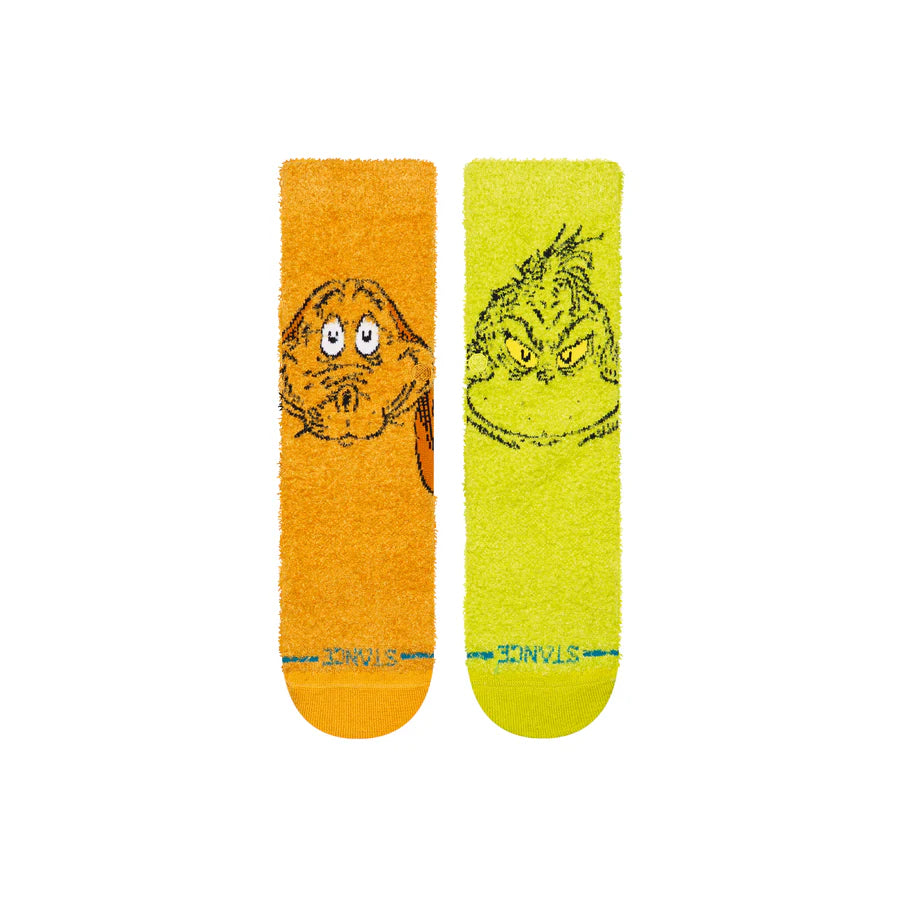 Stance Kids The Grinch x Stance Grinch And Max Crew Socks