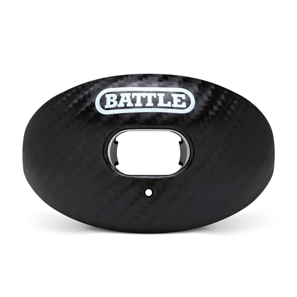 Carbon Oxygen Football Mouthguard - BLACK