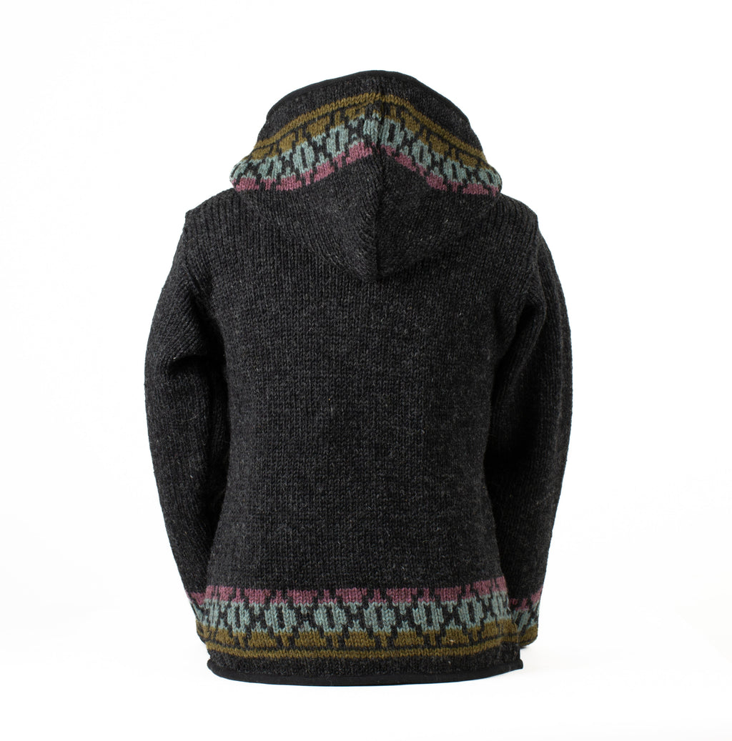 Lost Horizons Women's Misty Sweater - Black Natural - back