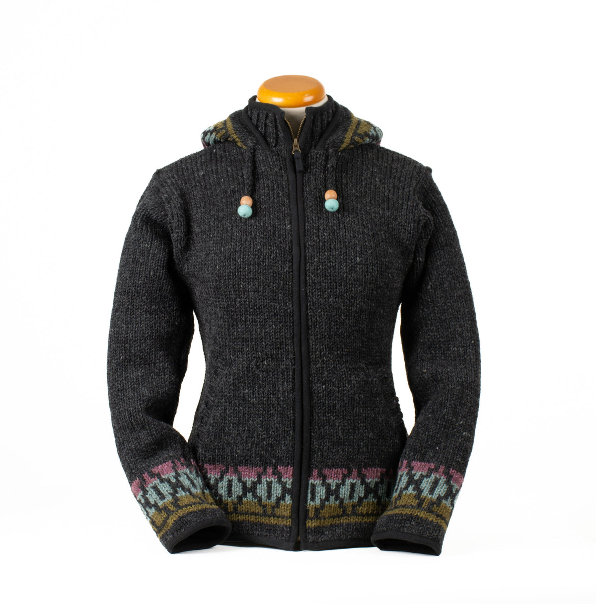 Lost Horizons Women's Misty Sweater - Black Natural - front