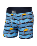 Ultra Super Soft Boxer Brief - Lazy River - Blue