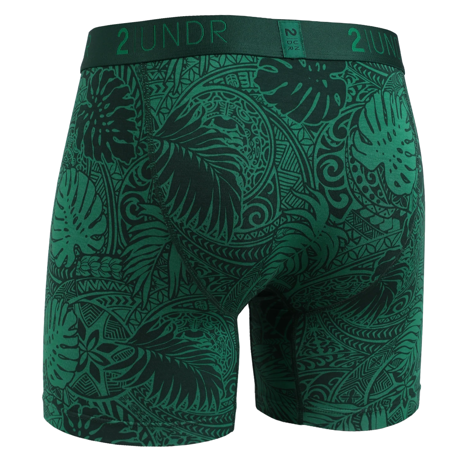 2UNDR Swing Shift Boxer Brief Coastal Green back