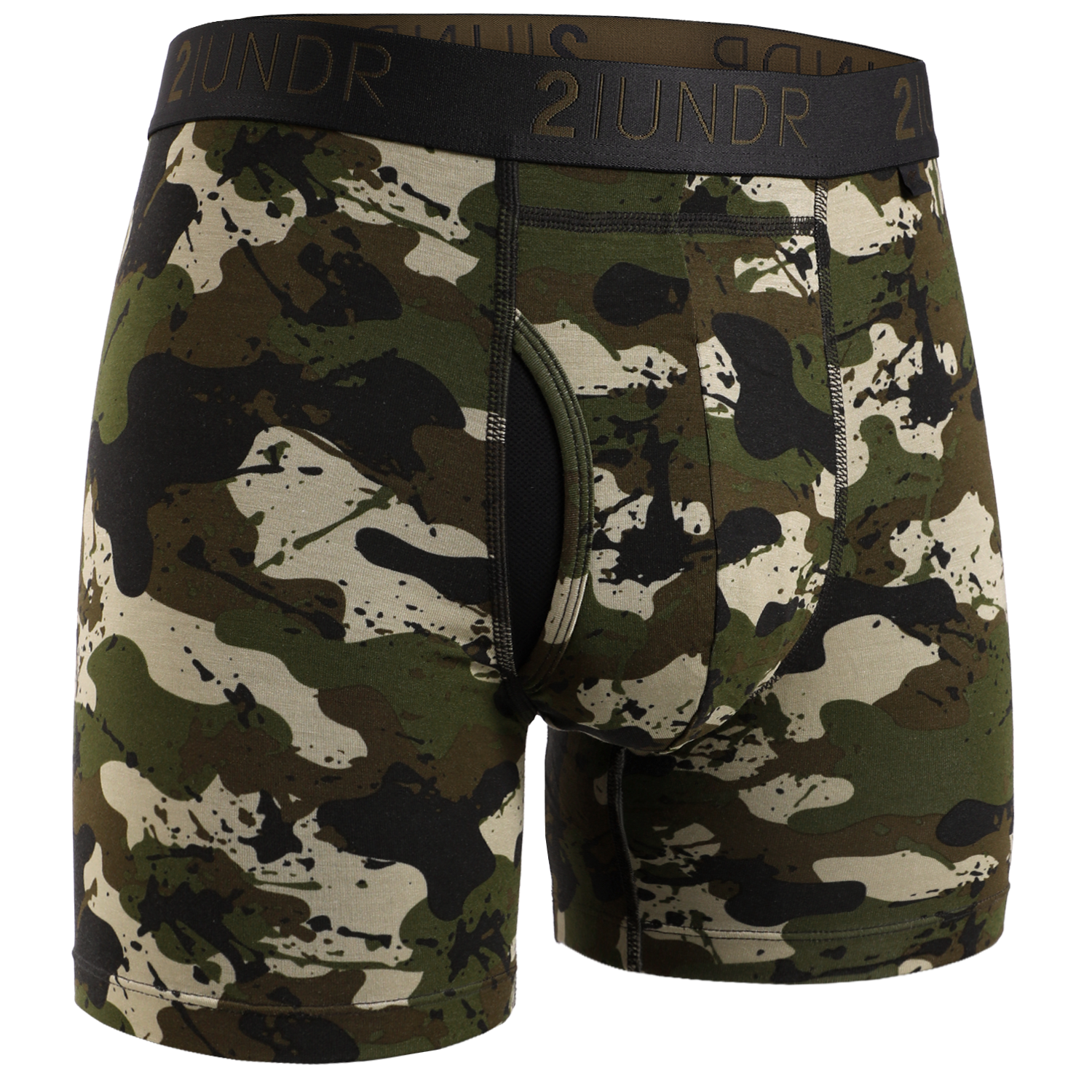 2UNDR Swing Shift Boxer Brief - Army