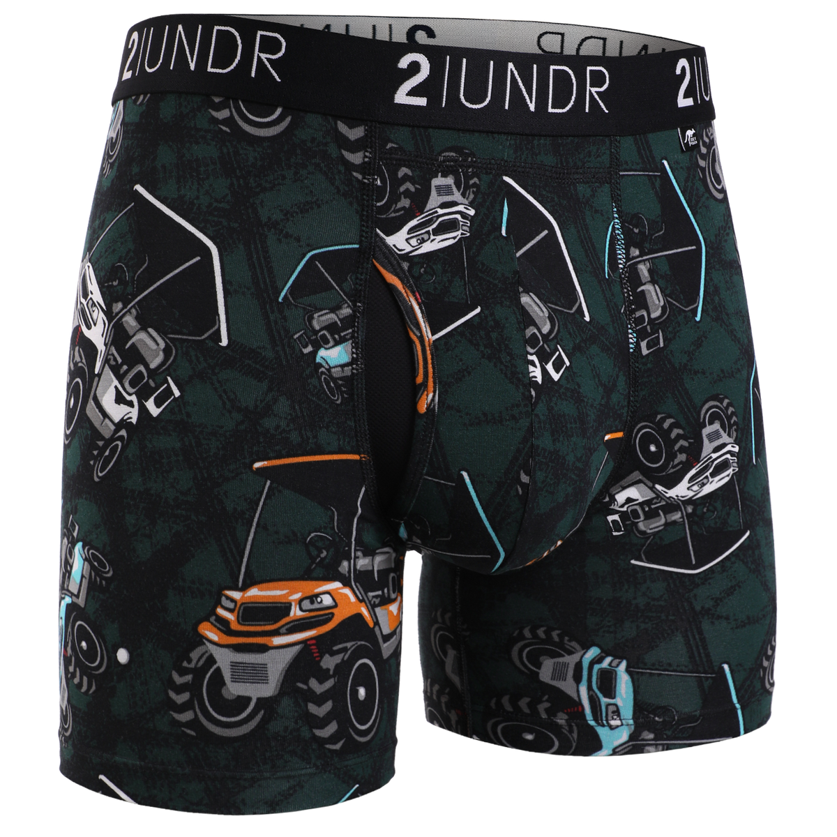 2UNDR Swing Shift Boxer Brief - Cart Attack, front