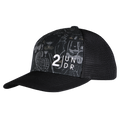2UNDR Printed Mesh Hat Range Time front